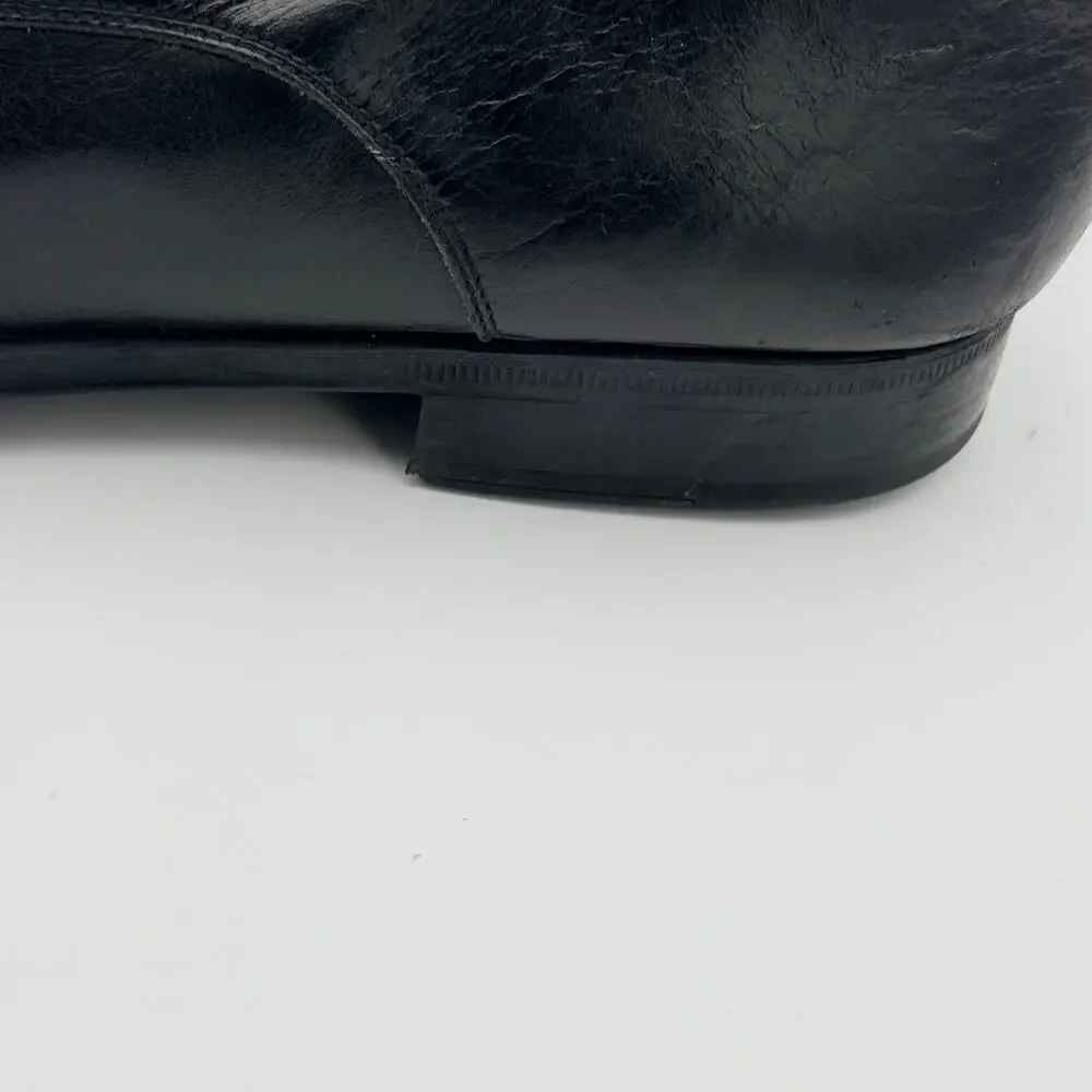 Magnanni for Neiman Marcus Black Leather Oxfords 11 M